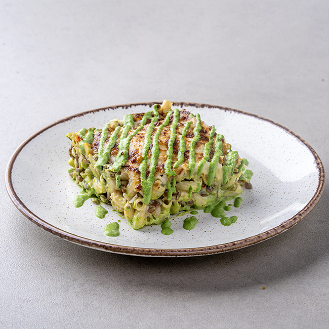 Macaroni & Vegetable Casserole With Basil Cream